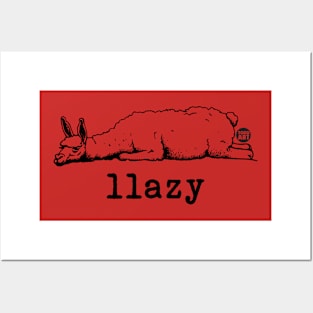 llazy Posters and Art